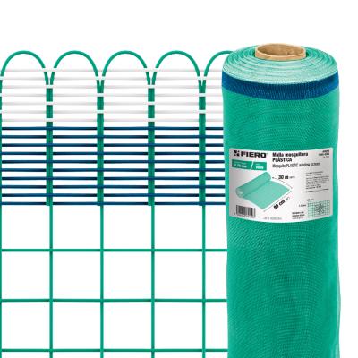 MALLA MOSQUITERA PLASTICA 90CM VERDE FIERO (44952)