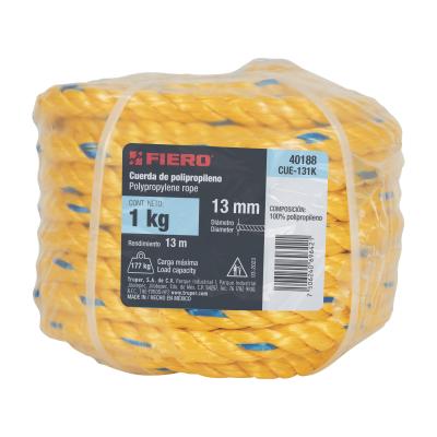 CUERDA TORCIDA PROPILENO 13MM FIERO (40188)