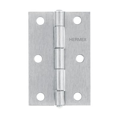 BISAGRA RECTANGULAR 2 ACERO PULIDO HERMEX  (43187)