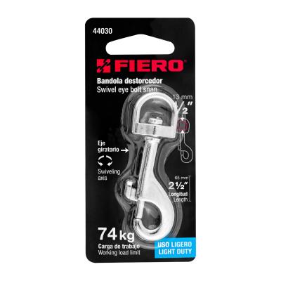 BANDOLA DE ZINC 2-5/8 GIRATORIA FIERO (44030)