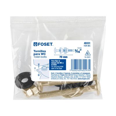 TORNILLOS PARA WC FOSET (49331)
