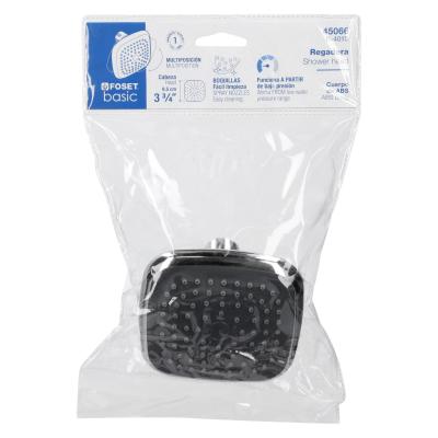 REGADERA CUADRADA ABS 3-3/4 SIN BRAZO FOSET (45066)