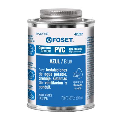 PEGAMENTO PVC AZUL 500ML FOSET (42027)