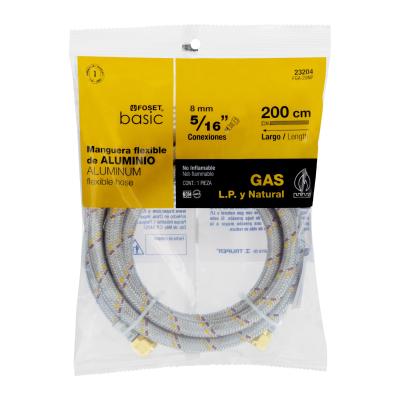 MANGUERA PARA GAS 5/16 X 200CM FOSET (23204)