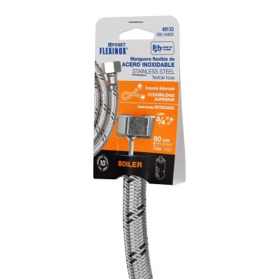 MANGUERA PARA BOILER 3/4 X 3/4 X 80CM FOSET (49133)