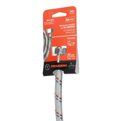 MANGUERA FLEXIBLE PARA FREGADERO 55CM 1/2 FOSET BASIC (26021)