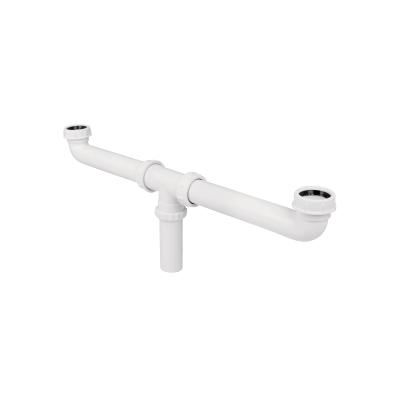 CESPOL DOBLE PARA FREGADERO POLIPROPILENO 1-1/2 FOSET (48338)