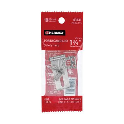 PORTACANDADO ACERO ZINCADO 1-3/4 HERMEX (43731)