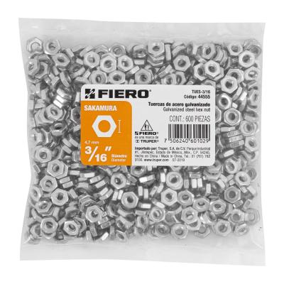 TUERCA HEXAGONAL 3/16 FIERO (44555)