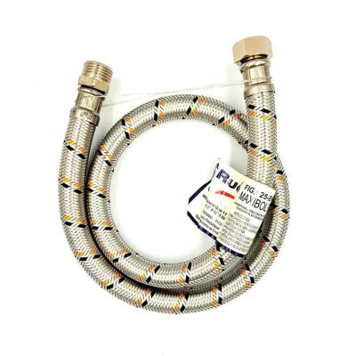 MANGUERA FLEXIBLE PARA BOILER 1/2 X 3/4 X 60CM RUGO