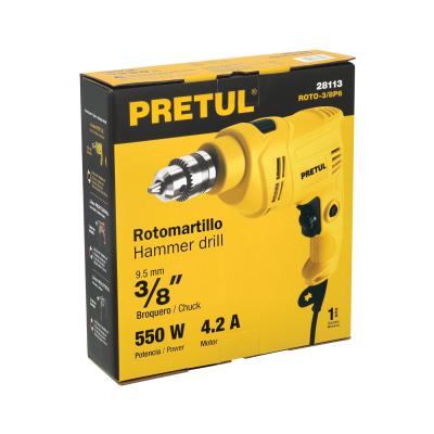 ROTOMARTILLO 3/8 550W PRETUL (28113)