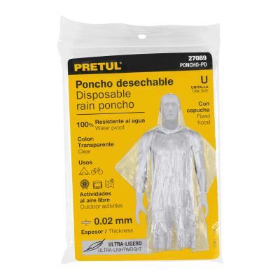 PONCHO DE EMERGENCIA PRETUL (27089)