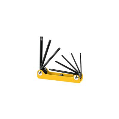 JUEGO 8 LLAVES TORX TIPO NAVAJA PRETUL (22725)