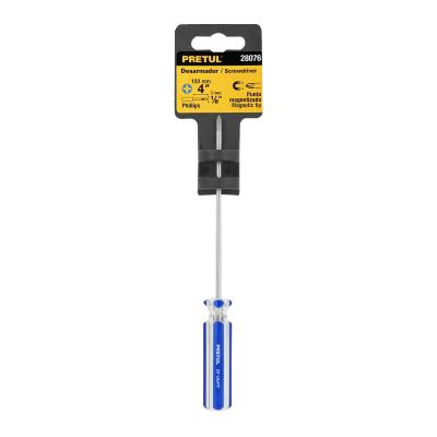 DESARMADOR DE CRUZ 1/8 X 4 PRETUL (28076)