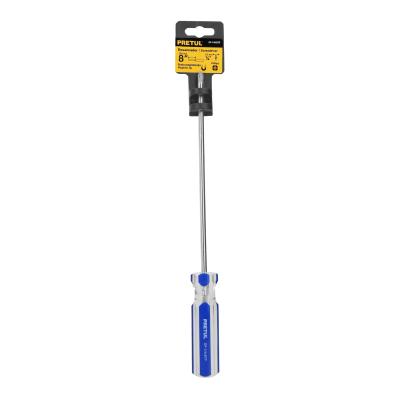 DESARMADOR DE CRUZ 1/4 X 8 PVC PRETUL (21475)