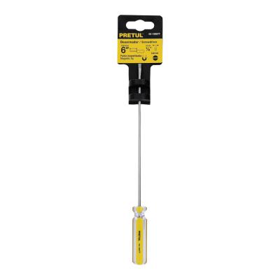 DESARMADOR CABINET 1/8 X 6 PRETUL (21465)