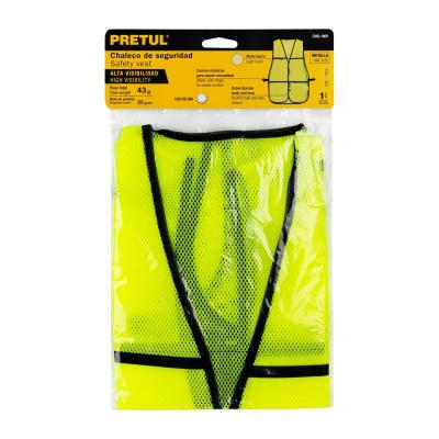 CHALECO DE SEGURIDAD USO DE DIA VERDE PRETUL (21024)