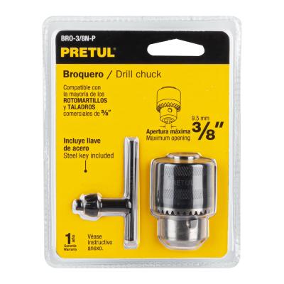 BROQUERO DE 3/8 CON LLAVE PRETUL (27037)