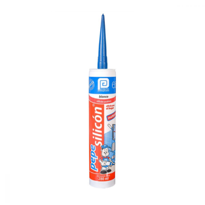 SILICON PEPE CARTUCHO 280ML BLANCO (3SSI00798)