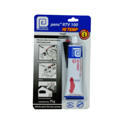 SILICON PENS ALTA TEMPERATURA GRIS 75GR