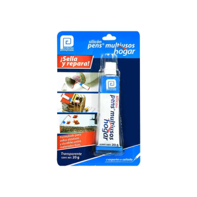 SILICON TRANSPARENTE HOGAR PENS 75G