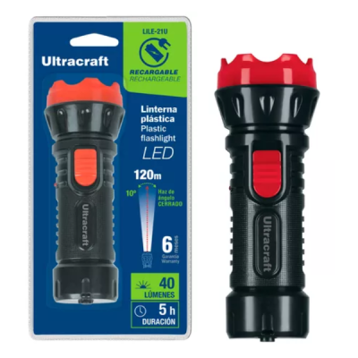 LINTERNA RECARGABLE DE LED ULTRA (41010)