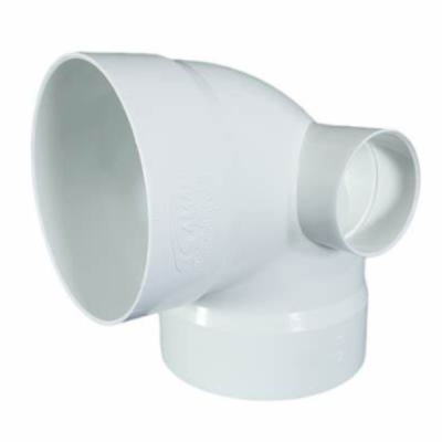 CODO PVC SANITARIA 90 X 4 CON SALIDA LATERAL 2 (SNL06DC)
